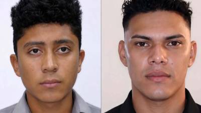 Leo Isell Dilbert Grijalba, de 18 años, y Javier Enrique Alvarado Dilbert, de 29 años.