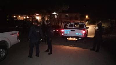 Fotografía referencial de un crimen en Honduras.