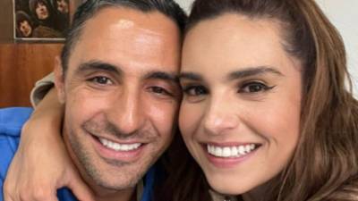 La conductora de Hoy Tania Rincón y su esposo Daniel Pérez.