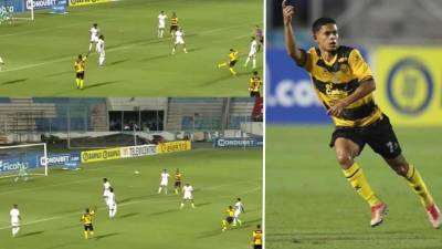 ¡Una joyita! El tremendo golazo de Cristian Cálix en el Olimpia-Real España