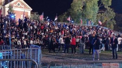 Así luce la Howard University a horas de conocerse los resultado.