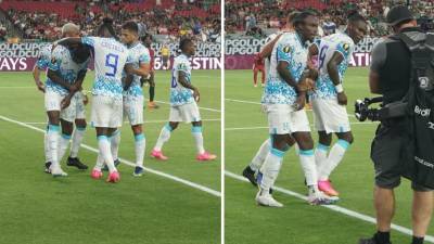 Alberth Elis se lesionó tras anotar el tanto del empate de Honduras ante Qatar sobre el final del partido.