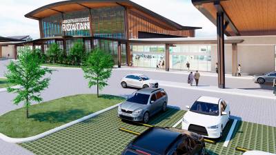 El aeropuerto de Roatán ampliará su estacionamiento vehicular, como parte de las mejoras que realiza el Gobierno. A la fecha, el proyecto se encuentra en la primera etapa de la ampliación que abarca cimentacionesy estructura.