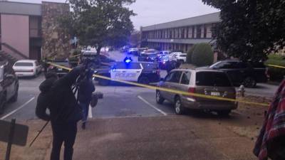 La Policía llegó casi de inmediato a la escena del violento ataque.