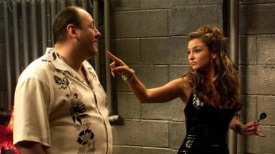 Drea de Matteo en su papel de Adriana La Cerva en la serie de televisión de la HBO, “Los Soprano”.