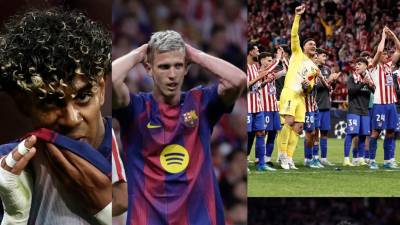 Las mejores imágenes que dejó la eliminación del Barcelona a manos del Atlético de Madrid por los cuartos de final de la Champions League.