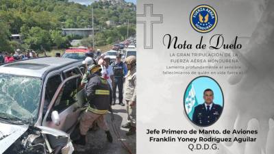 El accidente ocurrió al mediodía del domingo en el anillo periférico de Tegucigalpa (Honduras).