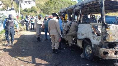 El pasado 8 de noviembre un autobús fue incendiado.