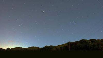 Lluvia de Dracónidas vista desde España en octubre de 2011.
