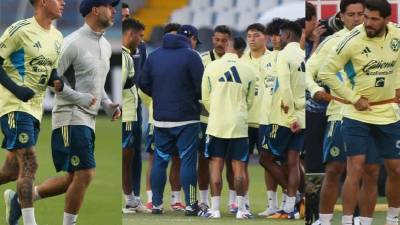 El América se entrenó este lunes en el Estadio Nacional y OPSA estuvo presente en la previa del juego ante el Olimpia por la Copa de Campeones de la Concacaf.