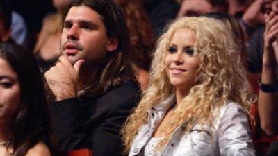 Shakira y su exnovio Antonio de la Rúa.