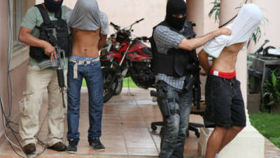 En el barrio Las Palmas de San Pedro Sula se detuvo a los dos menores de edad.