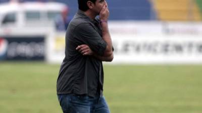 Diego Vásquez, en el partido frente al Vida.