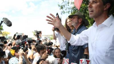 Beto O'Rourke de Texas. Foto: AFP