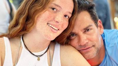 Cristian de la Fuente y su hija Laura.