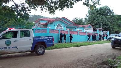 Elementos de la Policía llegaron a la casa del extraditable.