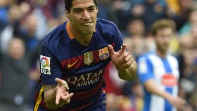 Suárez es el líder de goleo del cuadro blaugrana. Foto AFP.