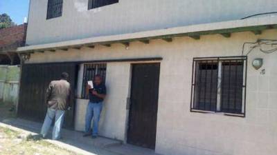 El cadáver de Maynor Hernán Méndez Barrientos '23) fue encontrado en una de las denominadas 'casas locas' de Comayagüela.