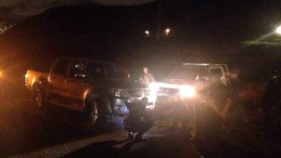 Al lugar se hicieron desplazaron elementos de la Policía y Fuerzas Armadas.