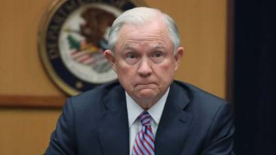 El fiscal general de EUA, Jeff Sessions. Foto: AFP