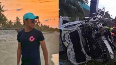 André Lobo es el joven que supuestamente conducía el vehículo del accidente en que murió la universitaria Mía Cáceres.
