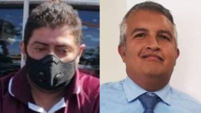 Junior Francisco Bonilla Sosa (der) declarado culpable por asesinar al periodista hondureño, Luis Almendares.