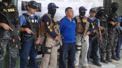 Marvin Edgardo Núñez Díaz (27) fue capturado en el sector Rivera Hernández de San Pedro Sula.