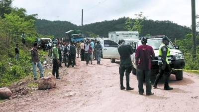 Los cadáveres de los dos amigos fueron dejados en distintos sectores de Tegucigalpa.