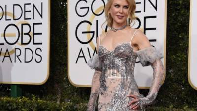 Nicole Kidman en la pasada entrega de los Globos de Oro.