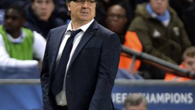 Gerardo Martino, durante el partido de ida de octavos de la Liga de Campeones.