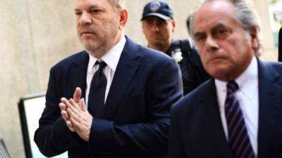 El exproductor cinematográfico Harvey Weinstein. AFP