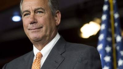 Boehner reveló que planeaba renunciar desde el año pasado.