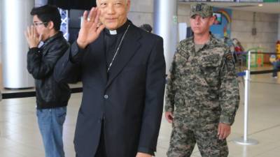La delegación del Vaticano fue una de las primeras en llegar a Tegucigalpa.