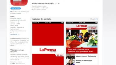 Busque ya la aplicación de Diario LA PRENSA en la App Store.