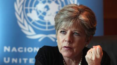La secretaria ejecutiva de la Comisión Económica para América Latina y el Caribe (Cepal), Alicia Bárcena. / EFE