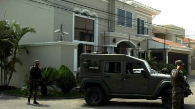 En la residencial El Toronjal II, de la ciudad de La Ceiba, continuaron ayer los aseguramientos.