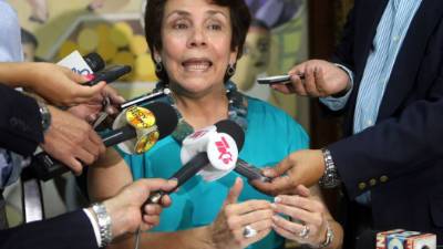 La canciller de Honduras, Mireya Argüello.