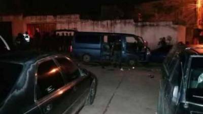 Al parecer, los sujetos se transportaban en un microbús.