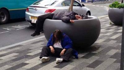 La mayoría de los adictos a la droga son personas sin hogar. Foto: Daily Mail