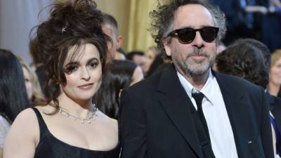 Tim Burton y Helena Bonham Carter.