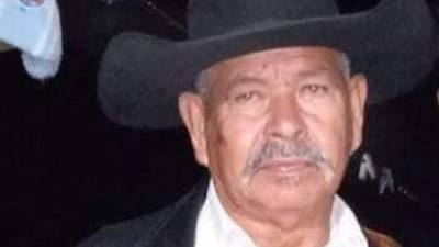 Fotografía en vida Santos Mendoza, asesinado por su hijastro en Patuca, Olancho (Honduras).