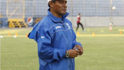 José Valladares, entrenador de la Sub-17 de Honduras.