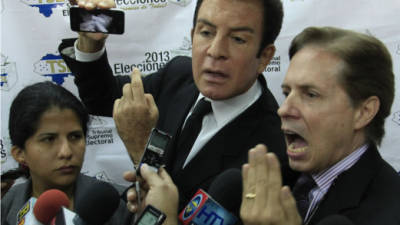 Salvador Nasralla y Billy Joya denunciaron supuestas irregularidades en las elecciones de Honduras.