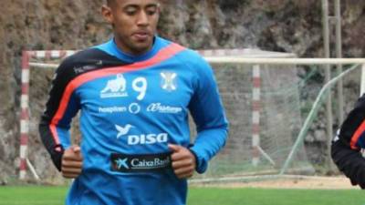 El máximo goleador blanquiazul se ha entrenado este miércoles con normalidad.