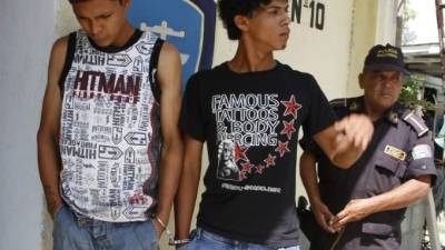 Jester López y Franklin Pérez fueron capturados ayer.