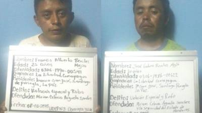 Los detenidos serán remitidos al Ministerio Público para seguirles el procedimiento judicial correspondiente.