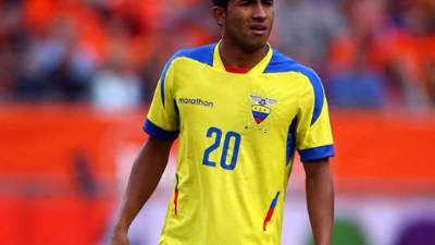 Joao Rojas, jugador de la selección ecuatoriana.