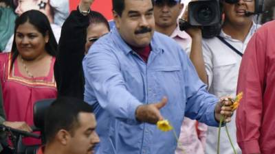 El presidente de Venezuela, Nicolás Maduro, llamó a la rebelión ante el llamado de la OEA. AFP