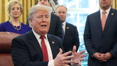 El presidente de EEUU, Donald Trump. Foto: AFP