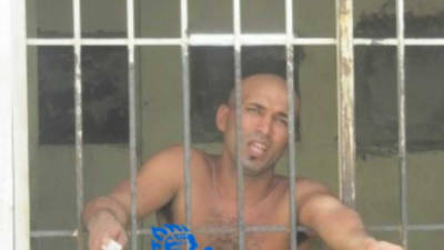 Uno de los hondureños detenidos en México.